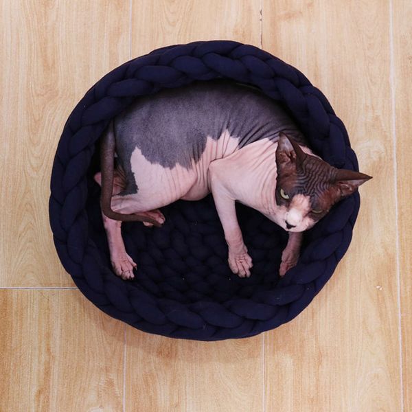 core cotton stripe round pad machine washable woven dog's cat's nt pet products
core cotton stripe round pad machine washable woven dog's cat's nt pet products