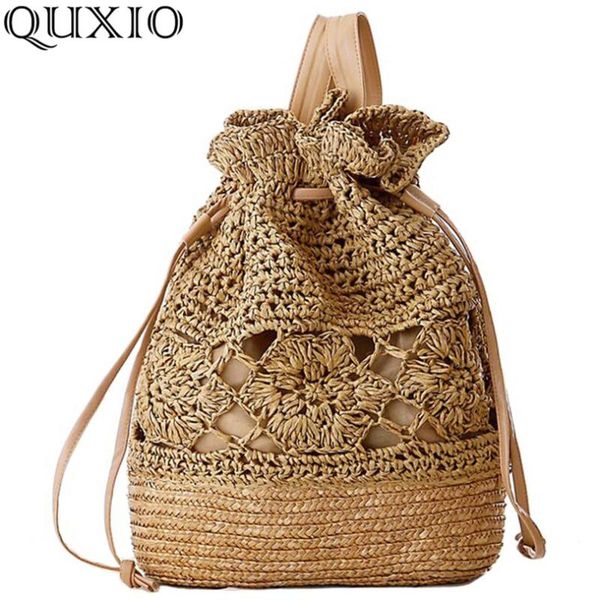 drop shipping handmade straw bag casual summer holiday bagpack ladies weaving bucket beach double shoulder bags zcy04
drop shipping handmade straw bag casual summer holiday bagpack ladies weaving bucket beach double shoulder bags zcy04