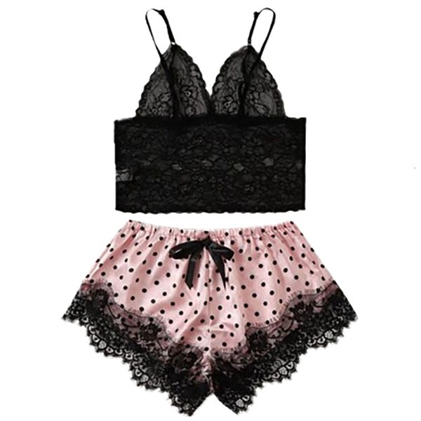 sleep & lounge pajamas women's underwear lace simulation silk suspenders shorts suit, Black;white
sleep & lounge pajamas women's underwear lace simulation silk suspenders shorts suit, Black;white
