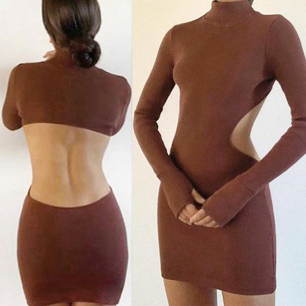 casual dresses autumn solid color turtleneck skinny mini dress women fall keep warm long sleeve slim backless vestidos de fiesta #25, Black;gray
casual dresses autumn solid color turtleneck skinny mini dress women fall keep warm long sleeve slim backless vestidos de fiesta #25, Black;gray