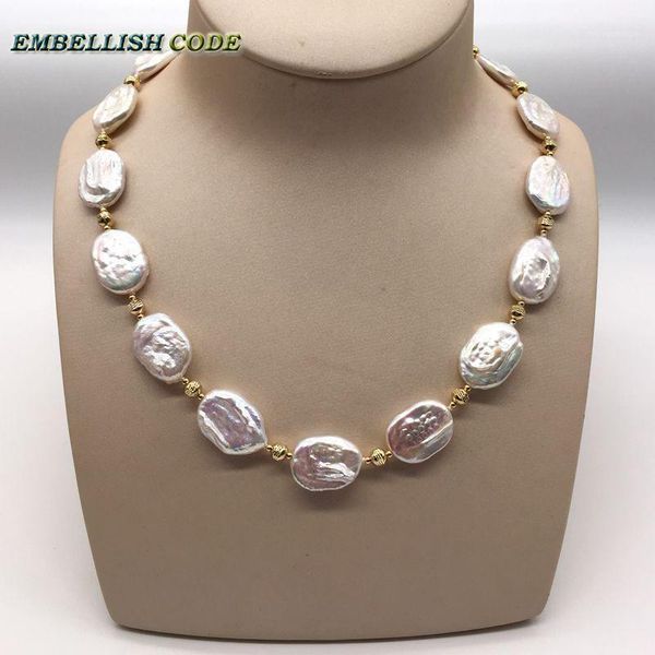 5cm extended chain statement necklace white color flat ellipse good quality shine pearls 5mm golden metal beads party jewery1, Golden;silver
5cm extended chain statement necklace white color flat ellipse good quality shine pearls 5mm golden metal beads party jewery1, Golden;silver