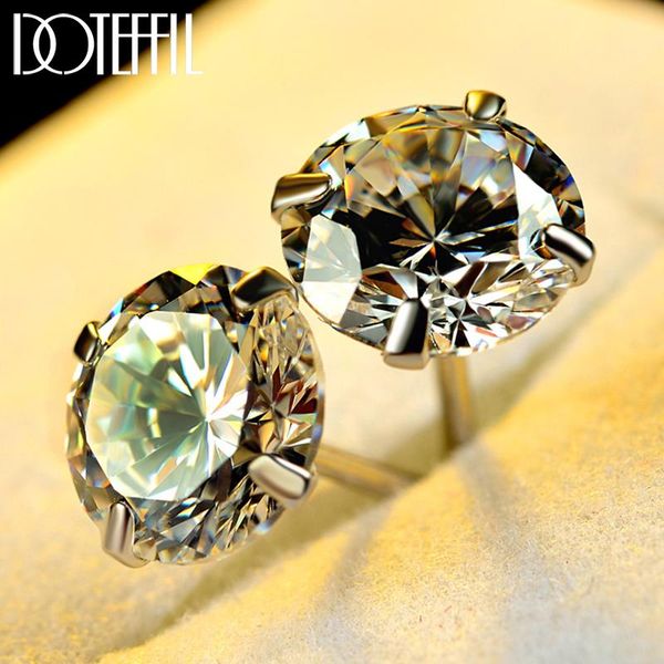 stud doteffil 925 sterling silver 5/6/7/8mm zircon round earrings for women charm fashion wedding engagement jewelry, Golden;silver
stud doteffil 925 sterling silver 5/6/7/8mm zircon round earrings for women charm fashion wedding engagement jewelry, Golden;silver
