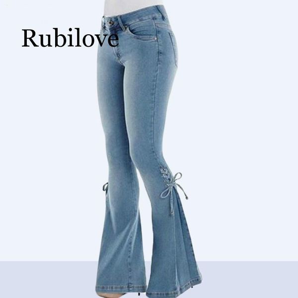 newfashionclothes women's jeans stretching high waist flare women fashion bell bottom blue skinny denim autumn retro lacing pant trouse
newfashionclothes women's jeans stretching high waist flare women fashion bell bottom blue skinny denim autumn retro lacing pant trouse