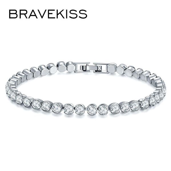 charm bracelets bravekiss luxury fashion color tennis round cubic zirconia bracelet for women accessories wedding jewelry gift ub0175, Golden;silver
charm bracelets bravekiss luxury fashion color tennis round cubic zirconia bracelet for women accessories wedding jewelry gift ub0175, Golden;silver