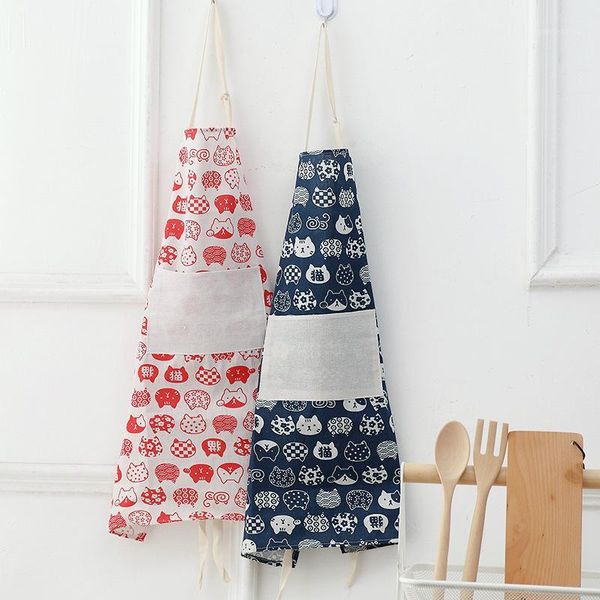aprons cotton linen apron fashion oil-proof cooking and simple cloth art household kitchen lady smock1
aprons cotton linen apron fashion oil-proof cooking and simple cloth art household kitchen lady smock1