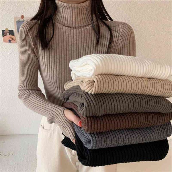 Women Turtleneck Sweaters Winter Autumn Solid Long Sleeve Knitted Pullovers Female Thick Loose Casual Base Shirt Top, White;black
Women Turtleneck Sweaters Winter Autumn Solid Long Sleeve Knitted Pullovers Female Thick Loose Casual Base Shirt Top, White;black