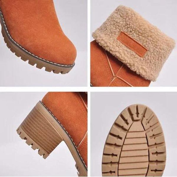 winter flock warm ladies slip-on ankle comfortable wool booties plush mid heels women boots wj083 201021, Black
winter flock warm ladies slip-on ankle comfortable wool booties plush mid heels women boots wj083 201021, Black