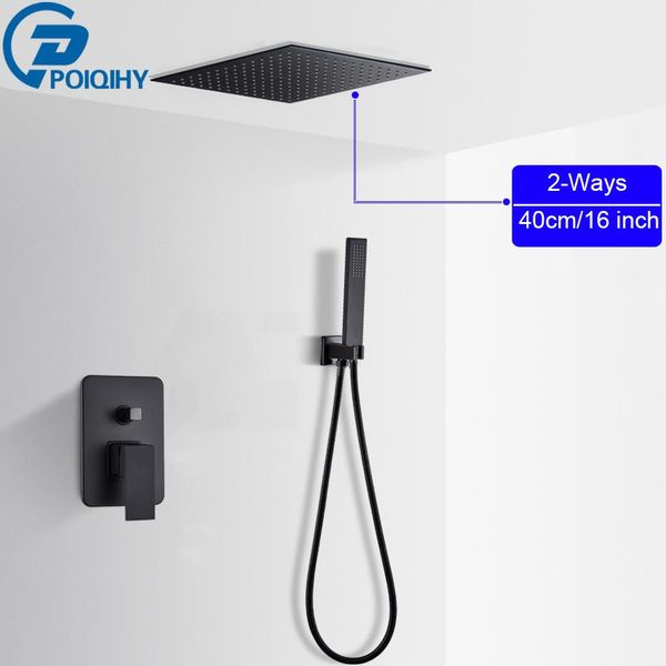 poiqihy matte black shower faucet ceiling mounted waterfall rain shower mixers swivel spout bath shower set plastic handshower bbywaa
poiqihy matte black shower faucet ceiling mounted waterfall rain shower mixers swivel spout bath shower set plastic handshower bbywaa