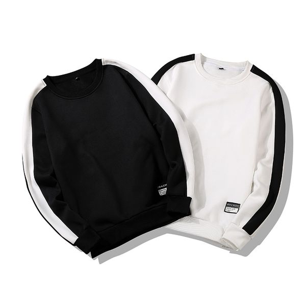 autumn men black white hip hop soft simple style hoodies casual loose male pullovers tracksuits kg-358
autumn men black white hip hop soft simple style hoodies casual loose male pullovers tracksuits kg-358