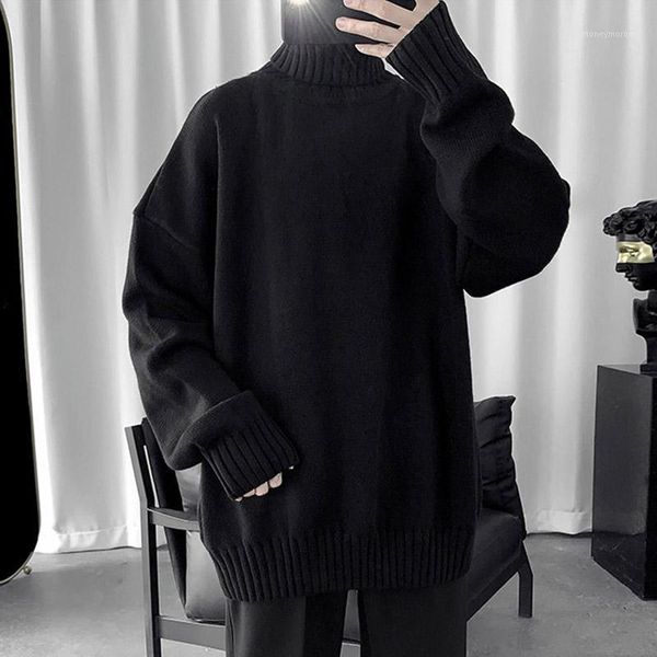 men's sweaters autumn and winter turtleneck sweater men's loose solid color pullover hong kong style casual versatile bottoming1, White;black
men's sweaters autumn and winter turtleneck sweater men's loose solid color pullover hong kong style casual versatile bottoming1, White;black