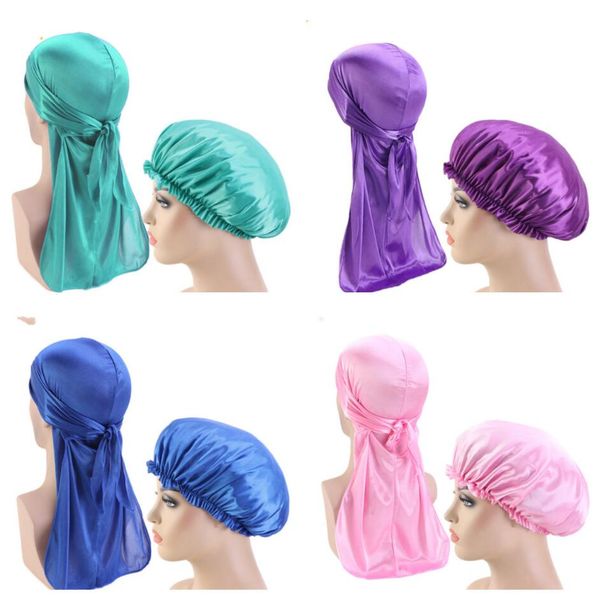 fashion solid color bonnet satin night sleep shower cap hair care soft cap head cover wrap beanies skull cap faux silk 2-piece set e122806, Yellow
fashion solid color bonnet satin night sleep shower cap hair care soft cap head cover wrap beanies skull cap faux silk 2-piece set e122806, Yellow