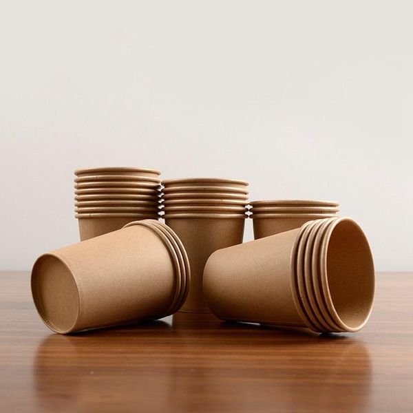 100pcs/pack paper coffee cup disposable paper cup with lid cover eco friendly drinking accessories
100pcs/pack paper coffee cup disposable paper cup with lid cover eco friendly drinking accessories