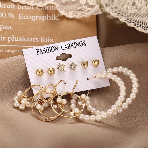 women's earrings set tassel pearl earrings for women bohemian fashion jewelry 2020 geometric hoop earings party1, Golden;silver
women's earrings set tassel pearl earrings for women bohemian fashion jewelry 2020 geometric hoop earings party1, Golden;silver