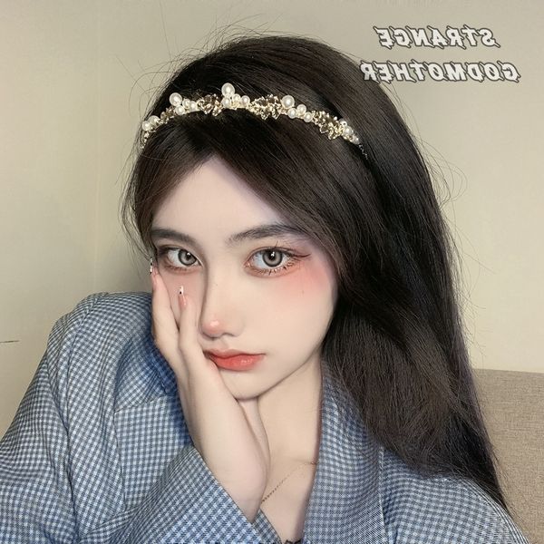 mpearl hair band, go out, net baroque red fairy, mori super immortal french headdress, korean temperament trend k, Silver
mpearl hair band, go out, net baroque red fairy, mori super immortal french headdress, korean temperament trend k, Silver