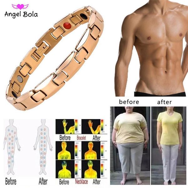 men pure titanium bracelet chain rose gold color health energy germanium magnetic mens bracelet bangle weiglt lose jewelry1, Golden;silver
men pure titanium bracelet chain rose gold color health energy germanium magnetic mens bracelet bangle weiglt lose jewelry1, Golden;silver