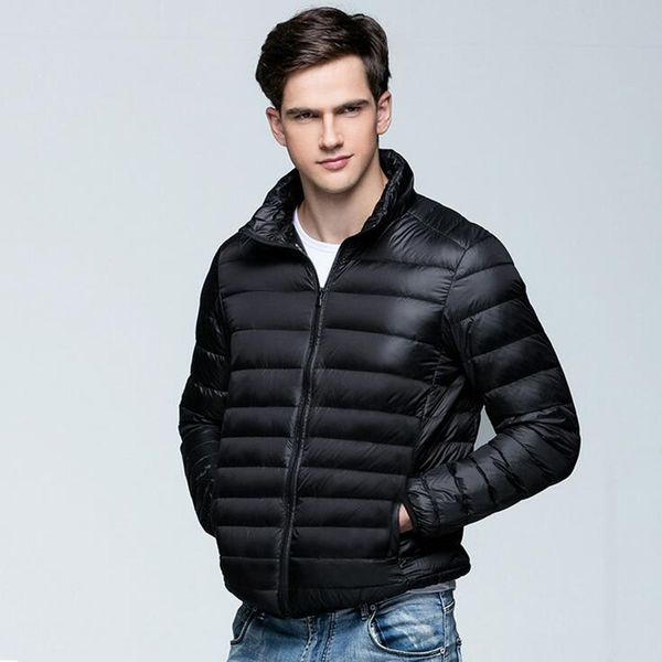 2021 men winter ultralight slim fit jacket parka occasional man plus size duck down jackets windbreaker 7 colors md73, Black
2021 men winter ultralight slim fit jacket parka occasional man plus size duck down jackets windbreaker 7 colors md73, Black