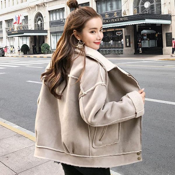 new suede jacket leather fleece women motorcycle ladies coat autumn and winter 9wt0241, Black
new suede jacket leather fleece women motorcycle ladies coat autumn and winter 9wt0241, Black