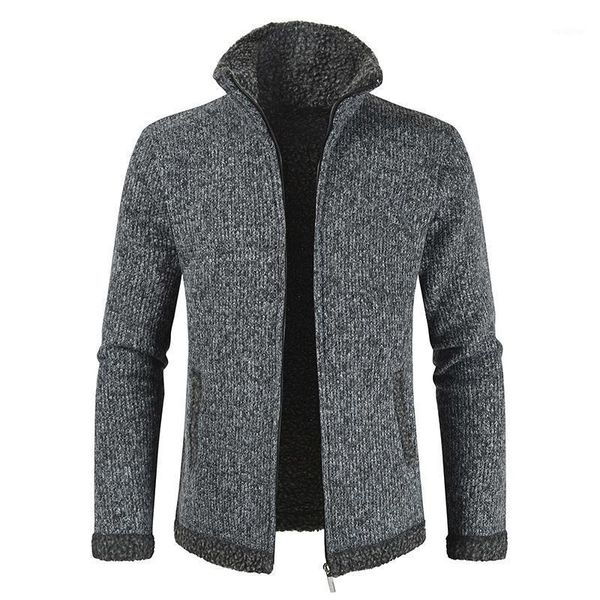 2020 new thick mens cardigan casual solid color pocket stand collar warm sweater men winter fashion loose zipper men's sweater1, White;black
2020 new thick mens cardigan casual solid color pocket stand collar warm sweater men winter fashion loose zipper men's sweater1, White;black