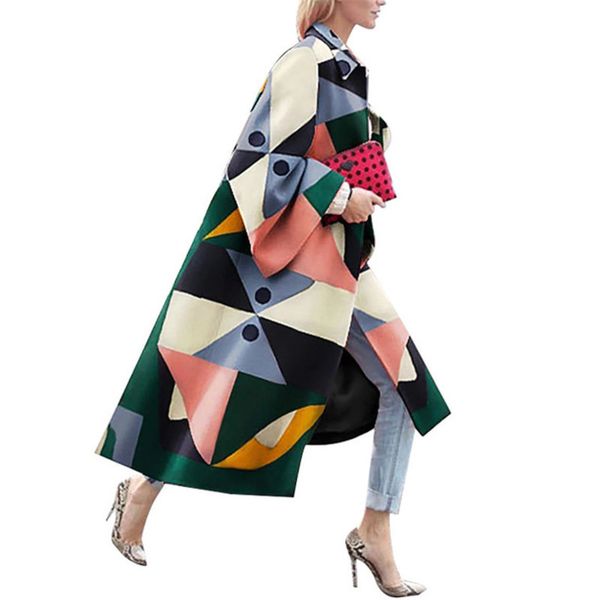 autumn winter trench coat for women fashion geometric print color female casual long cardigan coat turn-down collar outwearx1016, Black;brown
autumn winter trench coat for women fashion geometric print color female casual long cardigan coat turn-down collar outwearx1016, Black;brown