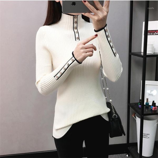 women turtleneck sweater bottoming autumn winter new wild slim knitwear 2019 spring fashion female sweater jiu1391, White;black
women turtleneck sweater bottoming autumn winter new wild slim knitwear 2019 spring fashion female sweater jiu1391, White;black