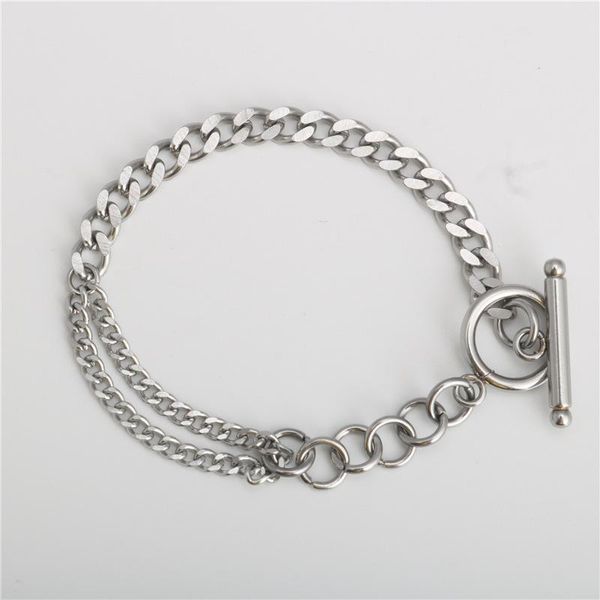 21cm/18cm/16cm long stainless steel link curb chain bracelets silver color for women thick charm bracelets fashion jewelry, Black
21cm/18cm/16cm long stainless steel link curb chain bracelets silver color for women thick charm bracelets fashion jewelry, Black