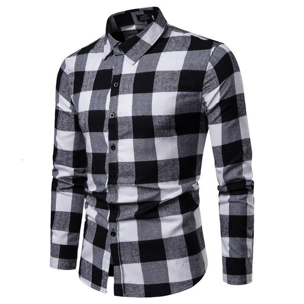 men's wear thickening lattice leisure long sleeve business slim fit comfortable shirt luxury stylish casual shirts, White;black
men's wear thickening lattice leisure long sleeve business slim fit comfortable shirt luxury stylish casual shirts, White;black