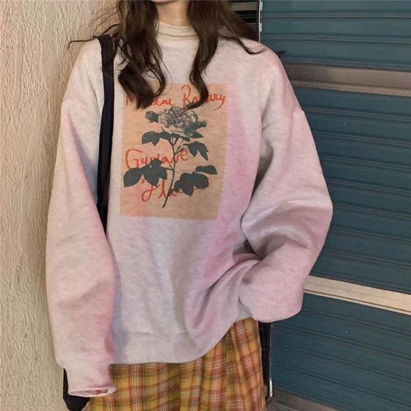 women's hoodies & sweatshirts autumn and winter retro sweatshirt pattern letter printing loose versatile long-sleeved pullover hoodie w, Black
women's hoodies & sweatshirts autumn and winter retro sweatshirt pattern letter printing loose versatile long-sleeved pullover hoodie w, Black