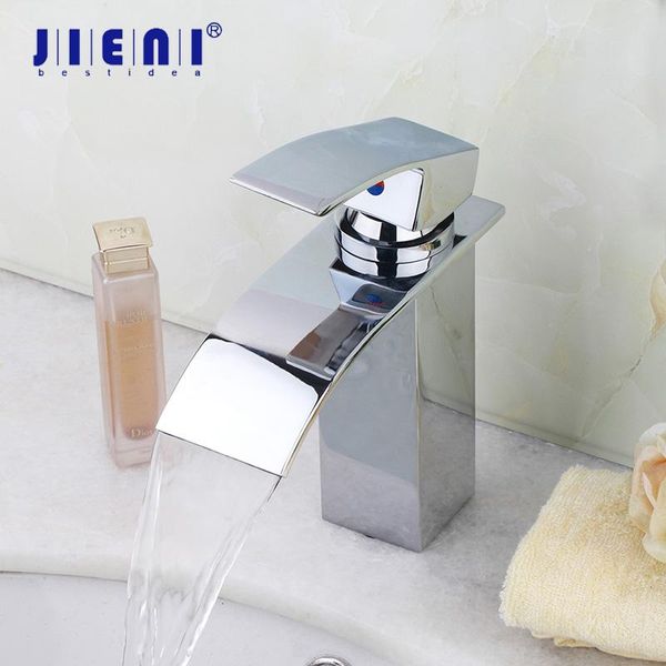 jieni new bathroom faucet solid brass waterfall chrome brass basin sink faucet lavatory combine set mixer tap
jieni new bathroom faucet solid brass waterfall chrome brass basin sink faucet lavatory combine set mixer tap