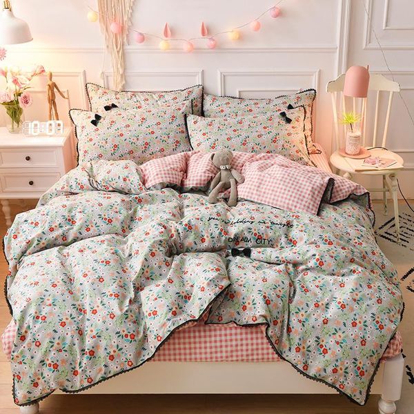 small flowers 100% cotton bedding sets size duvet cover flat/fitted sheet pillowcase for girls bed set
small flowers 100% cotton bedding sets size duvet cover flat/fitted sheet pillowcase for girls bed set