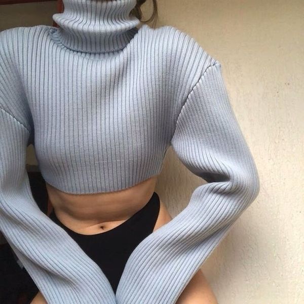 r5lnj women's sweater pullovert-shirt winter 2020 ins pullovernew autumn high neck short sweater women's autumn winter 2020 pullov, White;black
r5lnj women's sweater pullovert-shirt winter 2020 ins pullovernew autumn high neck short sweater women's autumn winter 2020 pullov, White;black