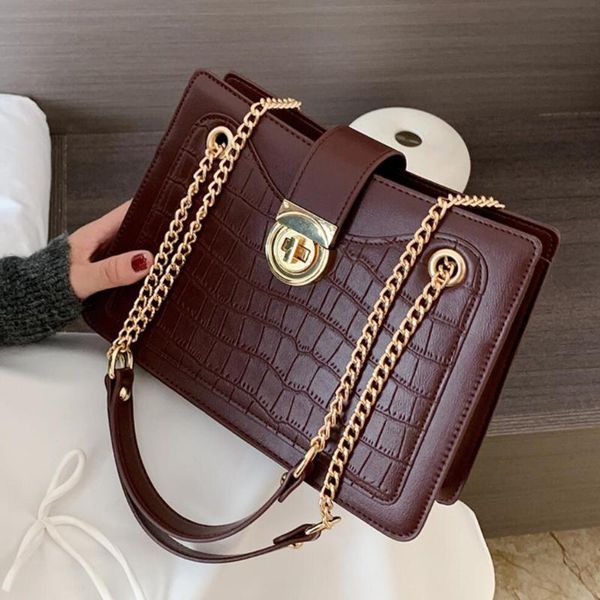 stone pattern square tote bag 2021 fashion new pu leather women's designer handbag chain shoulder messenger bag 
stone pattern square tote bag 2021 fashion new pu leather women's designer handbag chain shoulder messenger bag