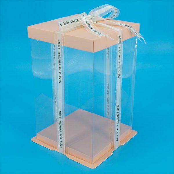 gift wrap 2pcs pink pet square clear 6 inch cake box for bakery package plastic packaging
gift wrap 2pcs pink pet square clear 6 inch cake box for bakery package plastic packaging