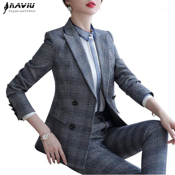 professional pants suits wome 2019 autumn new fashion plaid blazer and pants temperament formal interview work wear1, White;black
professional pants suits wome 2019 autumn new fashion plaid blazer and pants temperament formal interview work wear1, White;black