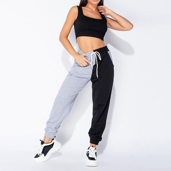 running pants fashion patchwork joggers women high waist drawstring baggy sweatpants sport casual trousers streetwear, Black;blue
running pants fashion patchwork joggers women high waist drawstring baggy sweatpants sport casual trousers streetwear, Black;blue