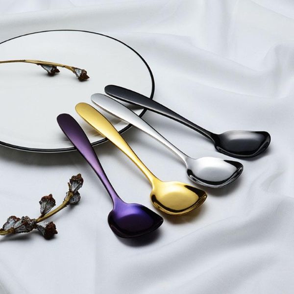 spoons 20 pack korea style square head silver soup colorful 304 stainless steel s/m/l size rice table spoon flat scoop
spoons 20 pack korea style square head silver soup colorful 304 stainless steel s/m/l size rice table spoon flat scoop