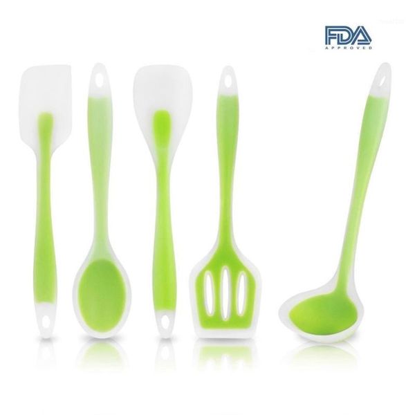 wholesale-5pcs/set kitchen cooking utensil set heat resistant cooking tools including spoon turner spatula soup ladle color green1
wholesale-5pcs/set kitchen cooking utensil set heat resistant cooking tools including spoon turner spatula soup ladle color green1