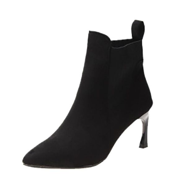 boots sagace ladies lace winter ankle high heel short plush pointed fashion stiletto suede, Black
boots sagace ladies lace winter ankle high heel short plush pointed fashion stiletto suede, Black