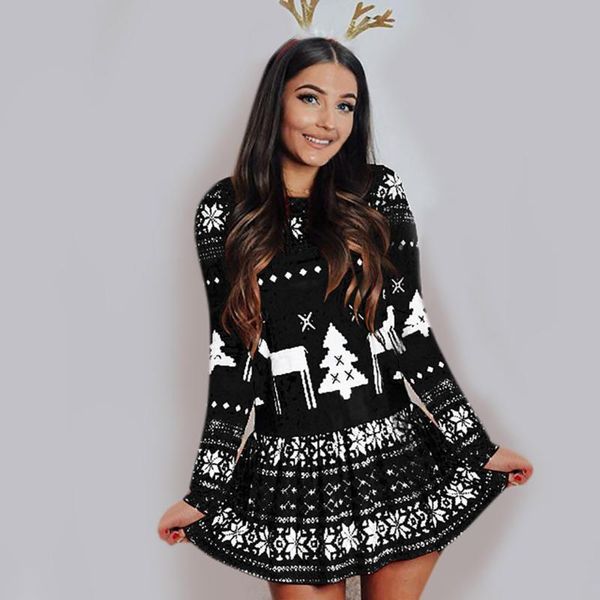 women dresses autumn christmas print a line mini dress o-neck patchwork long sleeve slim short dress vestido vestidos @30, Black;gray
women dresses autumn christmas print a line mini dress o-neck patchwork long sleeve slim short dress vestido vestidos @30, Black;gray