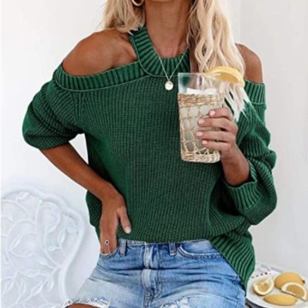 autumn winter new women sweaters commuter large off-shoulder solid color loose knitted sweater women, White;black
autumn winter new women sweaters commuter large off-shoulder solid color loose knitted sweater women, White;black