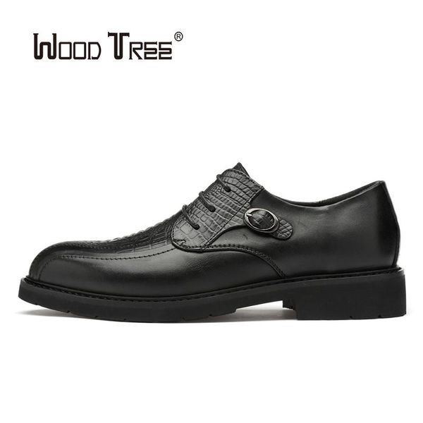 woodtree men's leather formal business shoes men's office work flat shoes oxford breathable banquet wedding anniversary, Black
woodtree men's leather formal business shoes men's office work flat shoes oxford breathable banquet wedding anniversary, Black