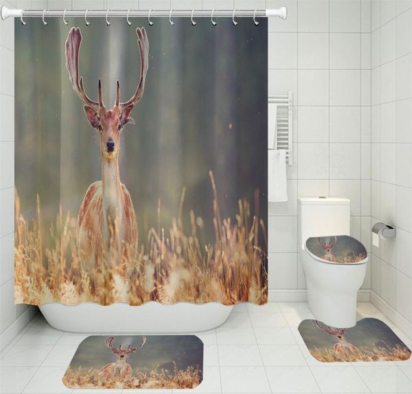 4 кусочков одинокого elk shower curtain 3d печать для ванной комнаты и сада душа занавеса напольного коврика туалет mat u-образный напольный
4 кусочков одинокого elk shower curtain 3d печать для ванной комнаты и сада душа занавеса напольного коврика туалет mat u-образный напольный