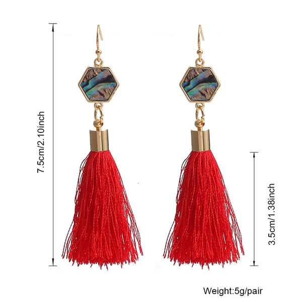 long earrings new tassel bohemia ethnic style for women fashion natural abalone shell pendant dangle earring jewelry 5 colors female gifts, Silver
long earrings new tassel bohemia ethnic style for women fashion natural abalone shell pendant dangle earring jewelry 5 colors female gifts, Silver