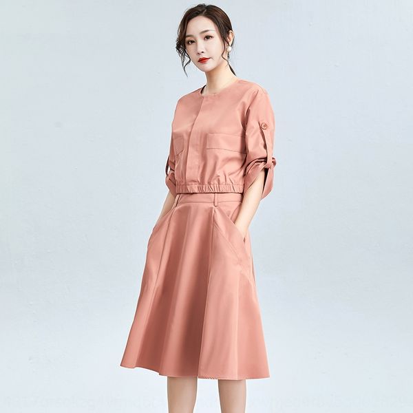 autumn 2020 new women's nine point aline dress coat sleeve crew neck coat medium length a-line skirt casual suit two piece set basai, Gray
autumn 2020 new women's nine point aline dress coat sleeve crew neck coat medium length a-line skirt casual suit two piece set basai, Gray