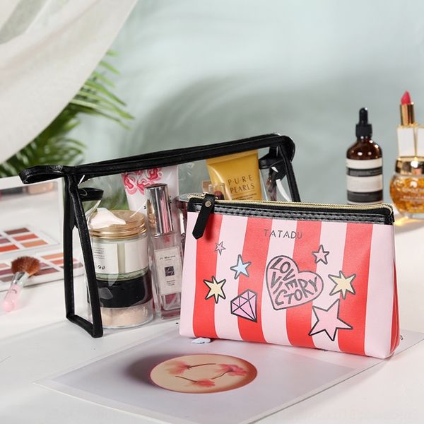 v8uap japanese and korean pvc bag striped two-piece set storage cosmetic cosmetic bag women's transparent new storage spray-painted set
v8uap japanese and korean pvc bag striped two-piece set storage cosmetic cosmetic bag women's transparent new storage spray-painted set