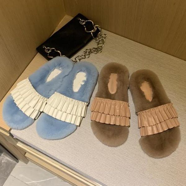 slippers winter women faux fur fashion warm shoes woman slip on flats female outsides slides ladies furry, Black
slippers winter women faux fur fashion warm shoes woman slip on flats female outsides slides ladies furry, Black