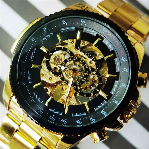 winner steampunk fashion hip hop design stainless steel men skeleton wristwatch brand luxury automatic mechanical wristwatches, Slivery;brown
winner steampunk fashion hip hop design stainless steel men skeleton wristwatch brand luxury automatic mechanical wristwatches, Slivery;brown