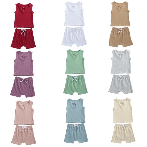 2021 summer newborn baby girls boys clothing set toddler sleeveless round collar vest + solid color drawstring shorts 0-24m, White
2021 summer newborn baby girls boys clothing set toddler sleeveless round collar vest + solid color drawstring shorts 0-24m, White