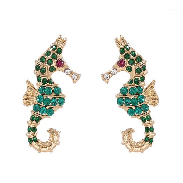 gorgeous sea horses crystal stud earring personality statement earrings women fashion piercing earrings new jewelry brincos1, Golden;silver
gorgeous sea horses crystal stud earring personality statement earrings women fashion piercing earrings new jewelry brincos1, Golden;silver
