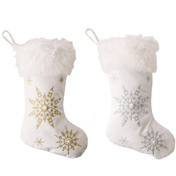 flannel pearl snowflake christmas stockings candy bag xmas gifts socks christmas tree hanging ornament decoration jk2010ph
flannel pearl snowflake christmas stockings candy bag xmas gifts socks christmas tree hanging ornament decoration jk2010ph