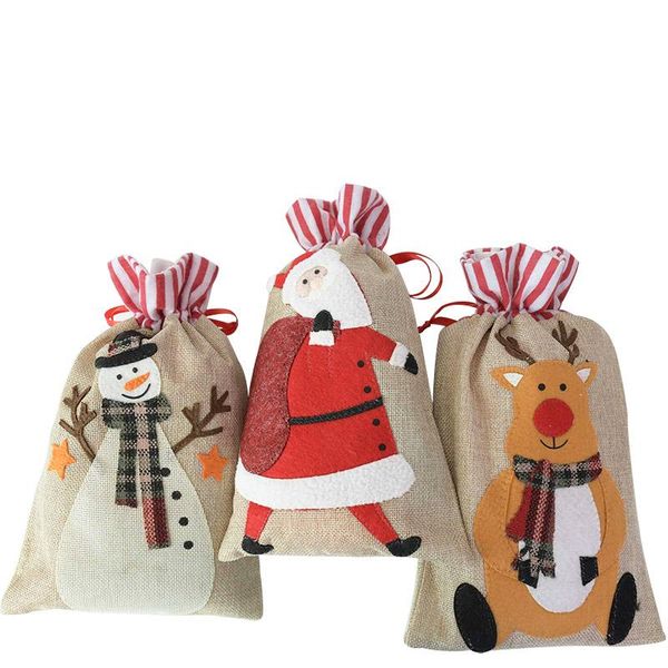 1pc 18*30cm christmas drawstring bag gift bags resuable linen gift pouch packaging candy bag for xmas new year party supplies
1pc 18*30cm christmas drawstring bag gift bags resuable linen gift pouch packaging candy bag for xmas new year party supplies